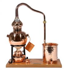 Аламбик сувенирный 0,7 л на деревянной основе со спиртовой горелкой в Рязани