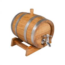 Купить Бочка с краном 5 л Люкс (колотый дуб) в Рязани