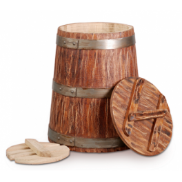 Кубельчик под старину дубовый 25 л (кавказский дуб)